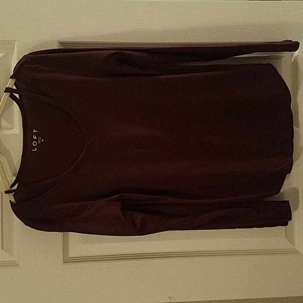 Loft Split Neck Tee